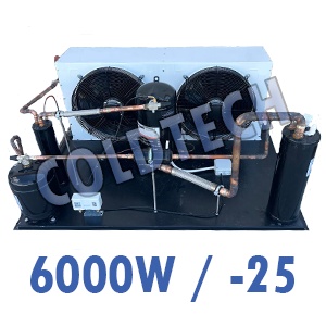 Agregat frig congelare 6000W / -25*C / 400V / R404A Copeland