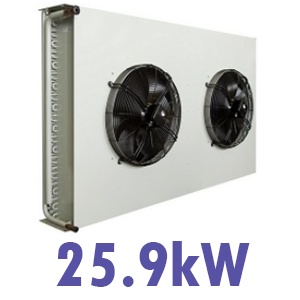 Baterie de condensare frigorifica 25.9kW cu ventilatoare 2x450mm