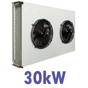 Baterie de condensare frigorifica 30kW cu ventilatoare 2x450mm