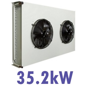 Baterie de condensare frigorifica 35.2kW cu ventilatoare 2x450mm