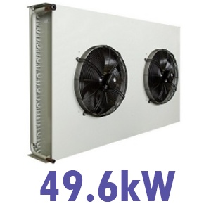 Baterie de condensare frigorifica 49.6kW cu ventilatoare 2x500mm