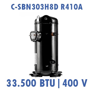 Compresor scroll Sanyo C-SBN303H8D R410A, 3HP