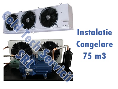 Instalatie camera congelare 75 metri cubi