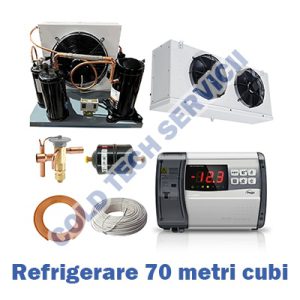 Instalatie camera refrigerare 70 metri cubi