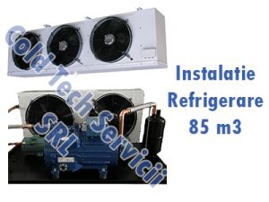 Instalatie camera refrigerare 85 metri cubi