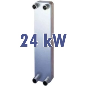Schimbator de caldura in placi de otel inoxidabil B25THx40/1P-SC-M 24kW