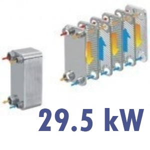 Schimbator de caldura in placi inox 29.5 kW