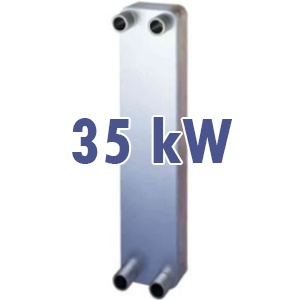Schimbator de caldura in placi inox 35 kW
