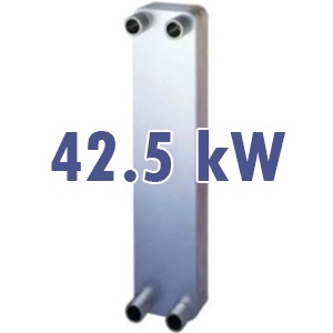Schimbator de caldura in placi inox 42.5 kW